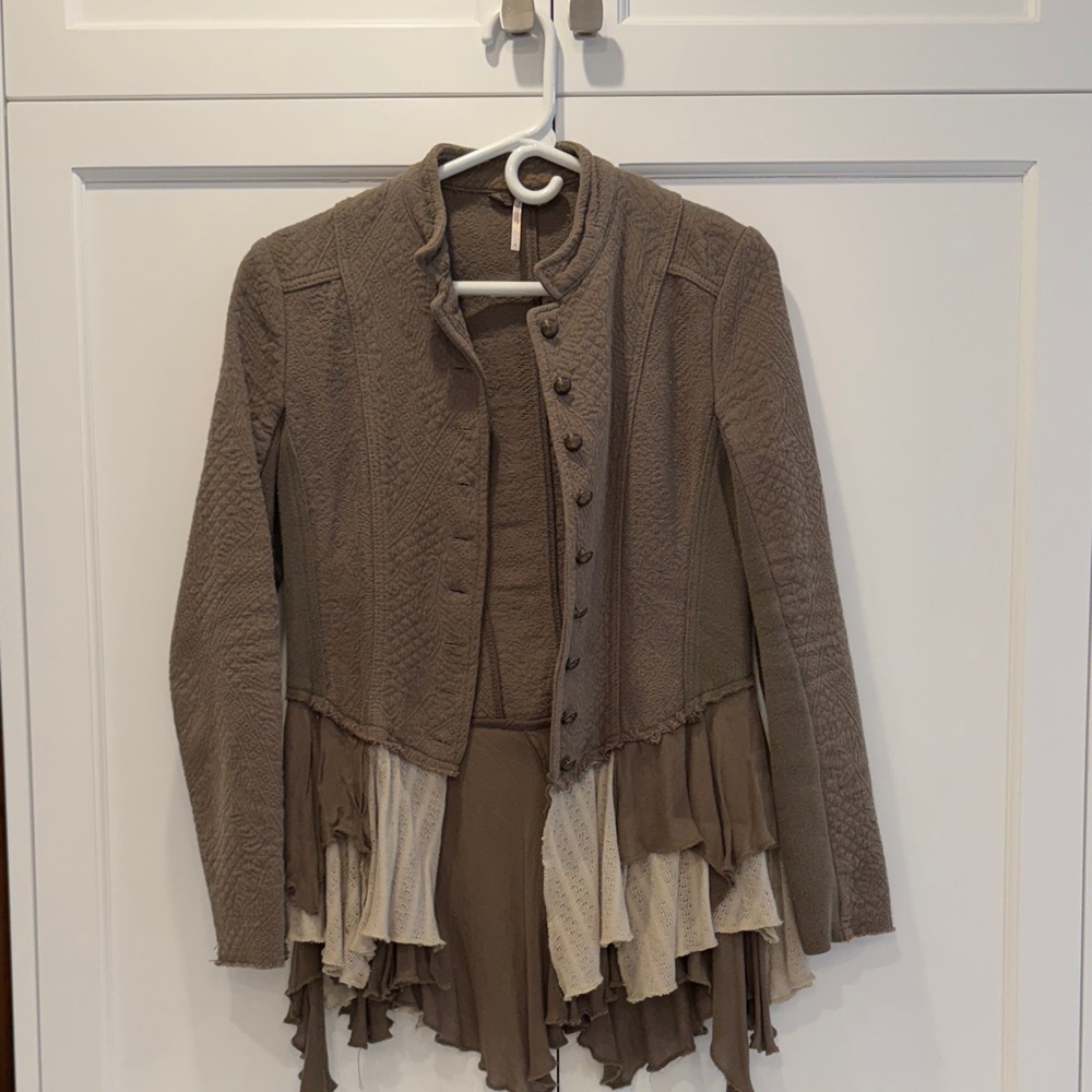Free People Layered Button-Up Jacket - Picture 5 of 6